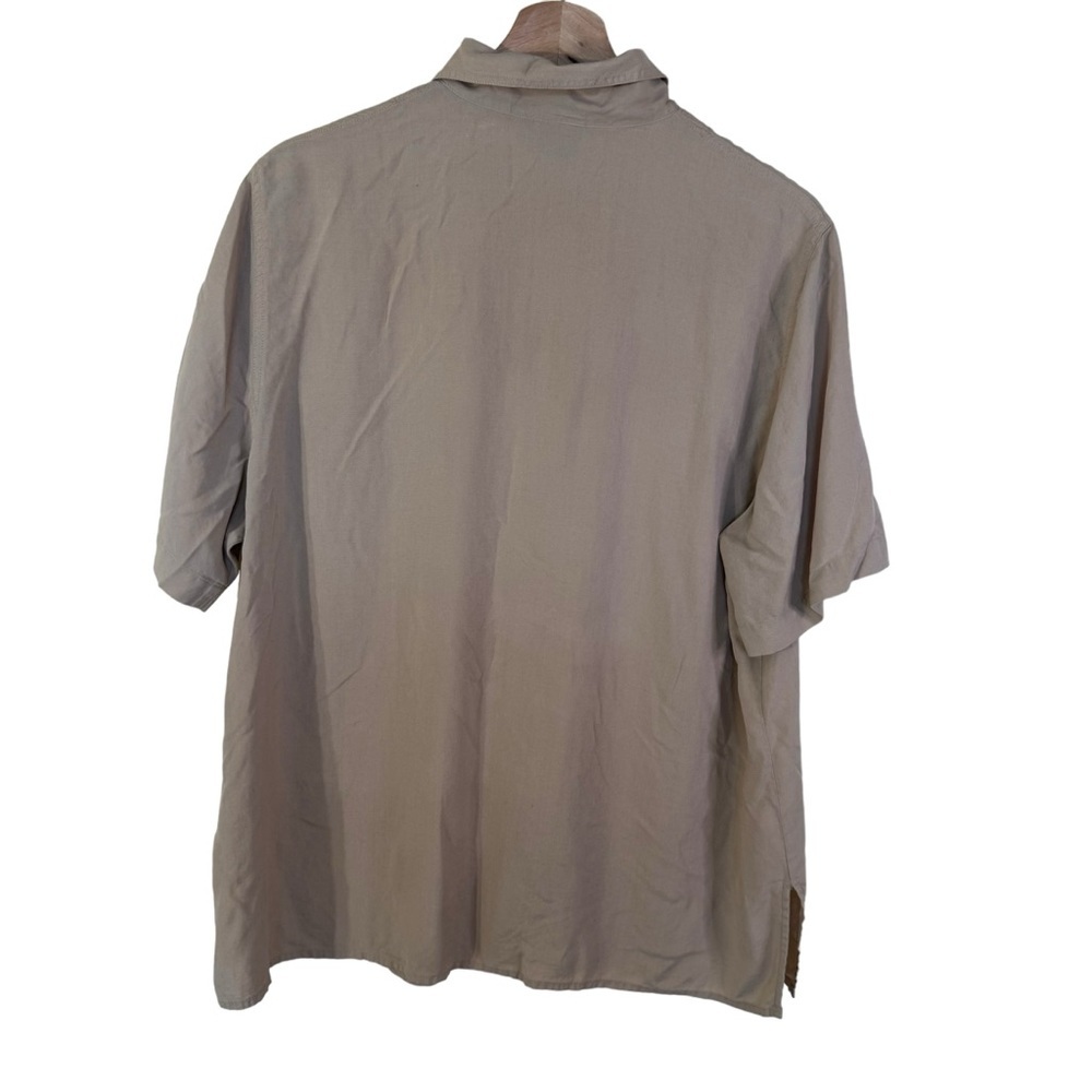 Notations Womens 100% Silk Button Down Collared T… - image 5